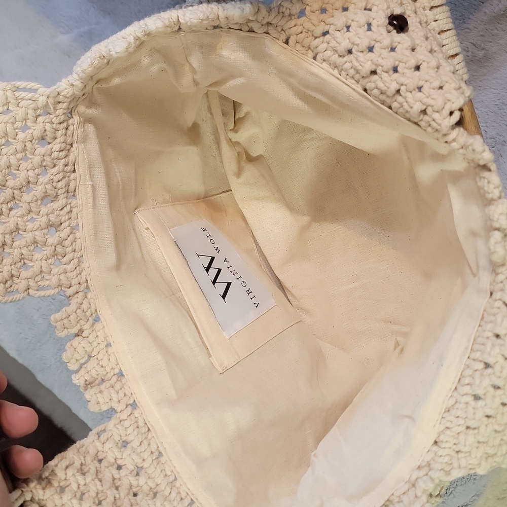 🆕️ Virginia Wolf Sadie Macrame Bag - Picture 6 of 10